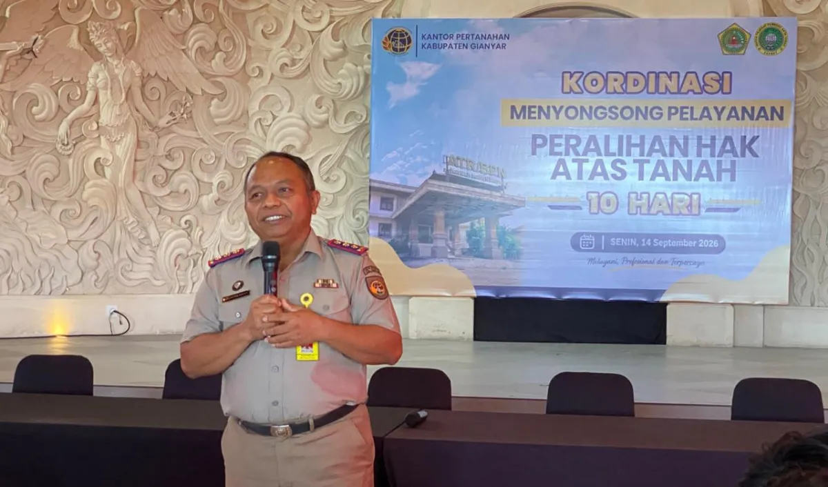 Menuju Peralihan Hak 10 Hari, Kantor Pertanahan Gianyar Perkuat Sinergi Bersama PPAT