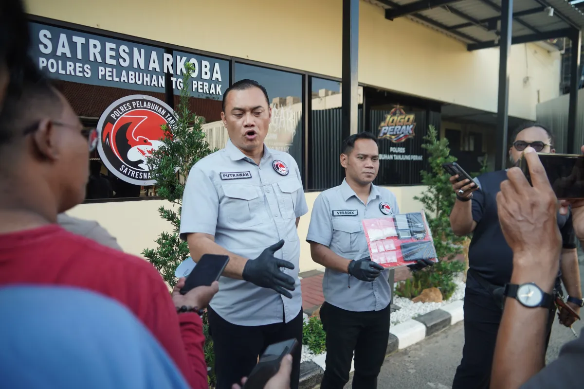 Polres Tanjung Perak Amankan Pengedar Sabu di Kenjeran, 65,51 Gram Barang Bukti Disita
