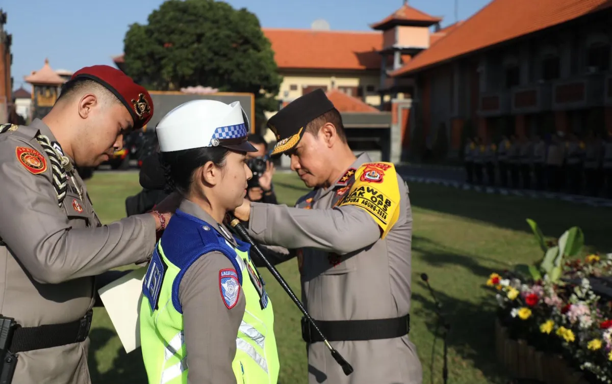 Pastikan Pengamanan Dua Agenda Kepolisian Internasional IAWP & SOM Polda Bali Gelar Pasukan Ops Gapura Agung IV-2026 