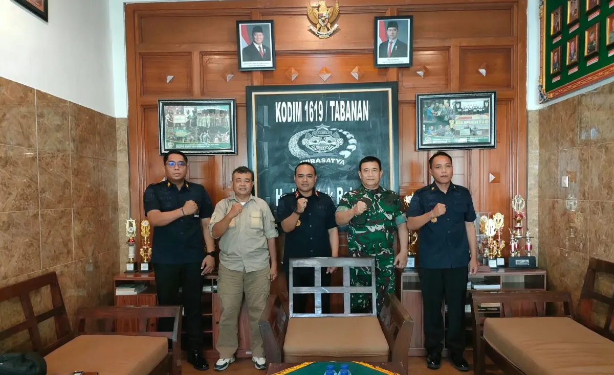 Sinergi Tanpa Batas: Kodim 1619/Tabanan Sambut Hangat Kunjungan Audiensi Bapas Denpasar ‎