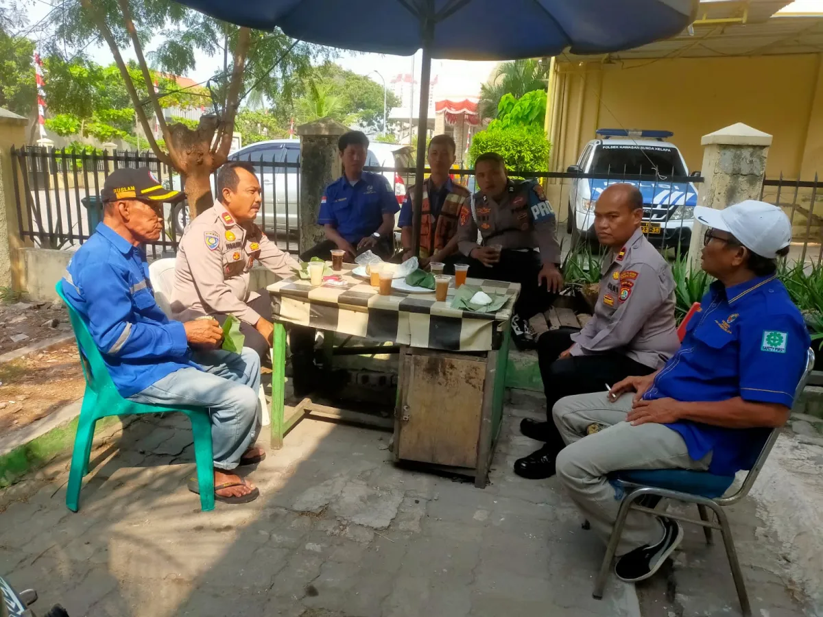 Jaga Kamtibmas di Pelabuhan Sunda Kelapa, Polsek Kawasan Sunda Kelapa Ajak Pengguna Jasa Bersinergi
