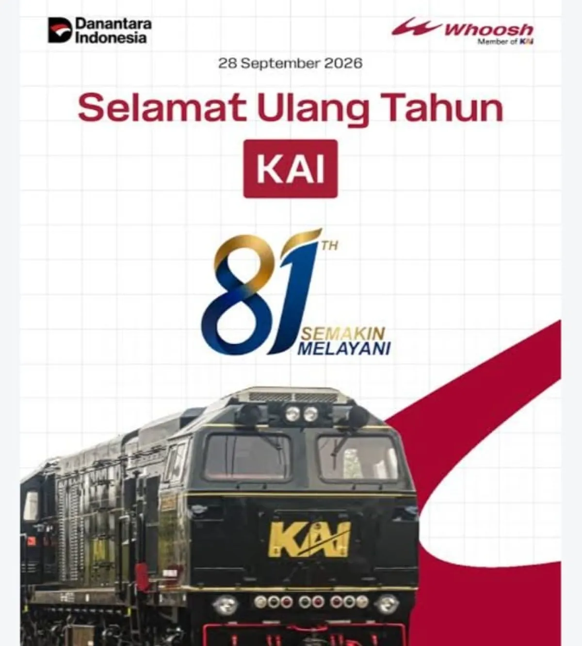 28 September 2026: Hari Kereta Api Nasional dan Tiga Peringatan Penting