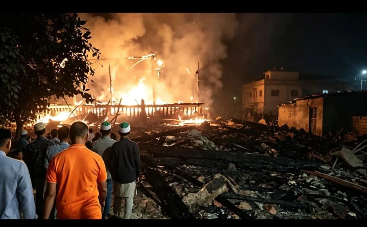 Polsek Ketapang Amankan Pria ODGJ yang Bakar Rumah Ibunya di Sampang