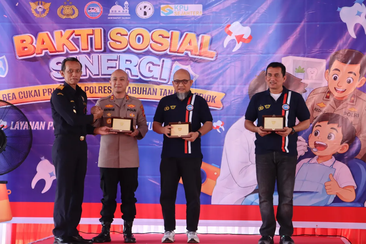 Bea Cukai dan Polres Pelabuhan Tanjung Priok Bersinergi Gelar Bakti Sosial