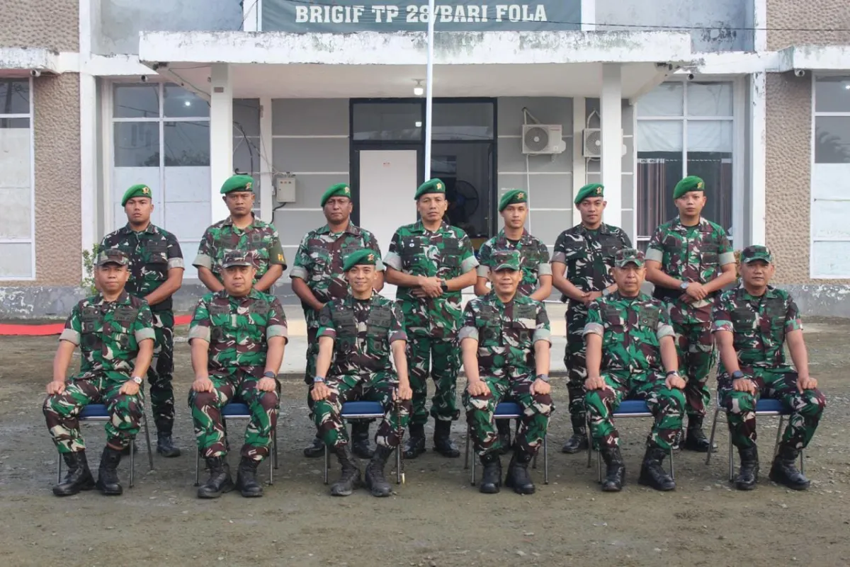 Tim II Itjen Kemhan Tinjau Langsung Progres Pembangunan Mako Brigif TP 28/Bari Fola di Kota Maba