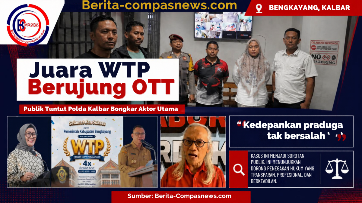 Juara WTP Berujung OTT: Publik Tuntut Polda Kalbar Bongkar Aktor Utama