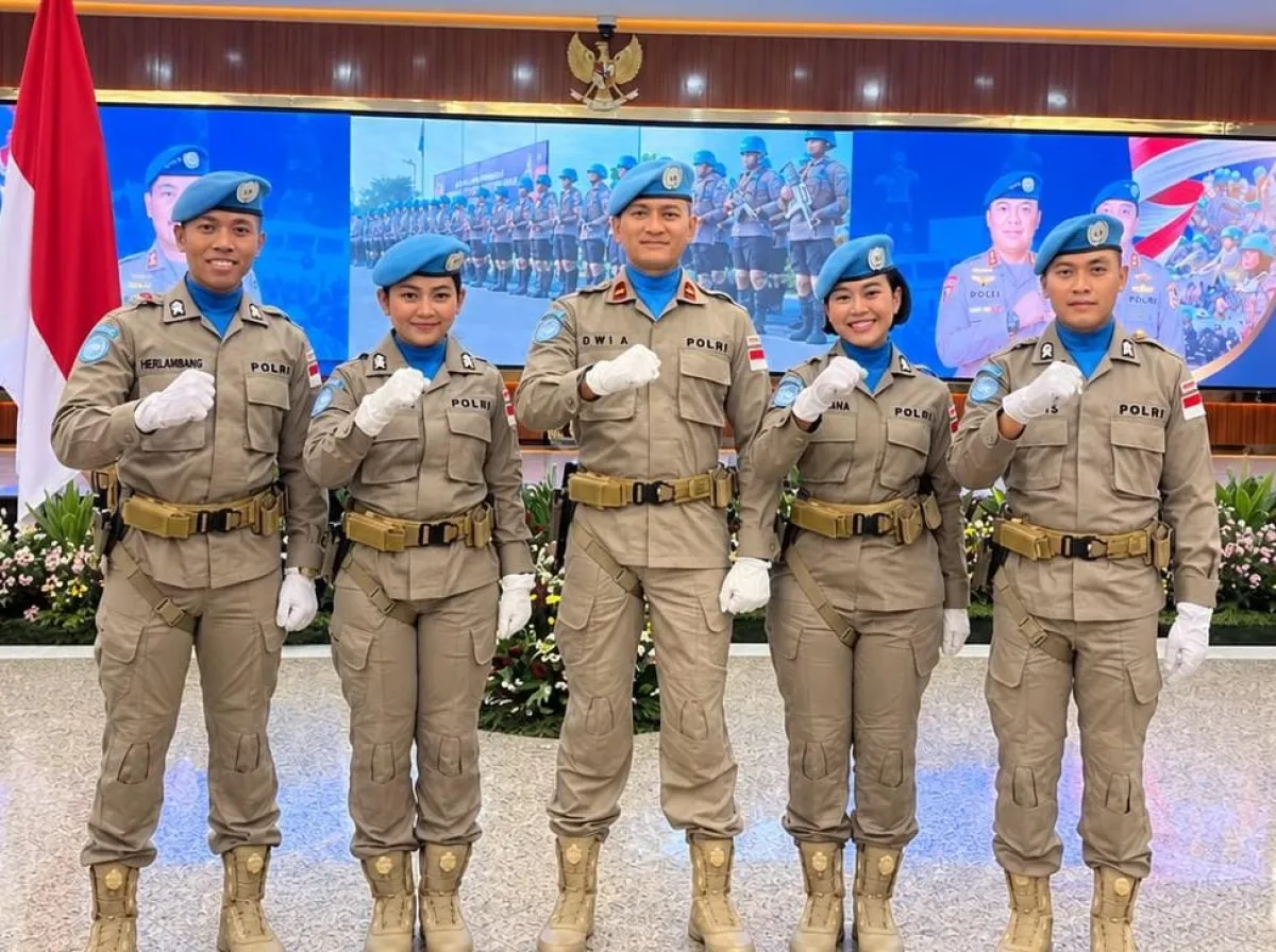 Lima Personel Polda Jatim Siap Jalankan Misi Perdamaian PBB di Afrika Tengah