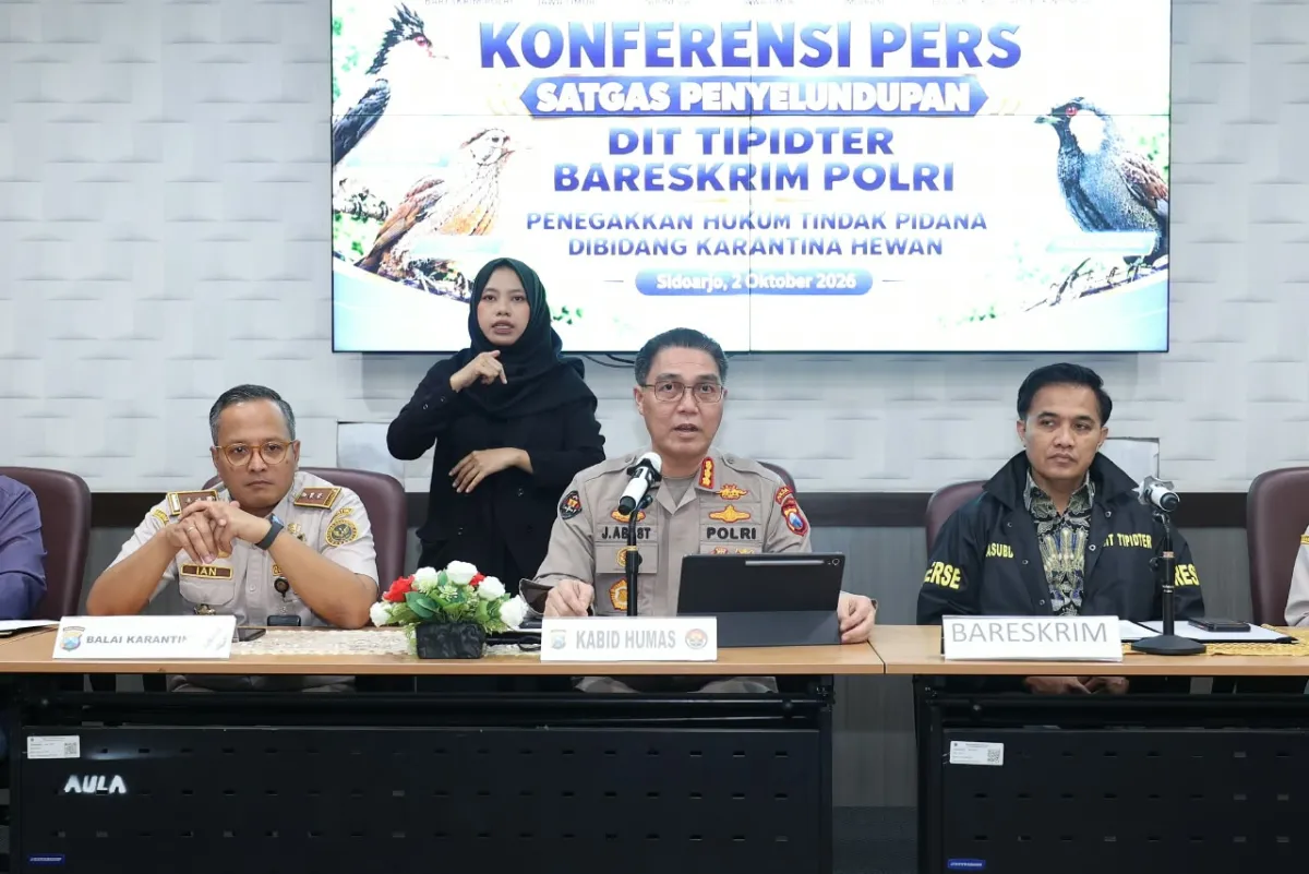 Ribuan Burung Tanpa Dokumen Karantina Diamankan di Sidoarjo, Dua WNA Vietnam Ditahan