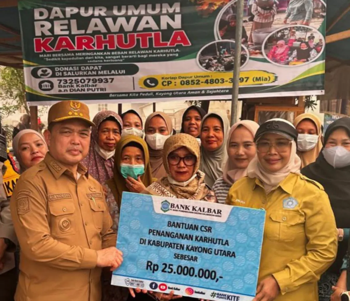 MIRIS..!! Dapur Umum Relawan Karhutla Kayong Utara Disebut Masih Ngutang, Bantuan Rp25 Juta Dipertanyakan