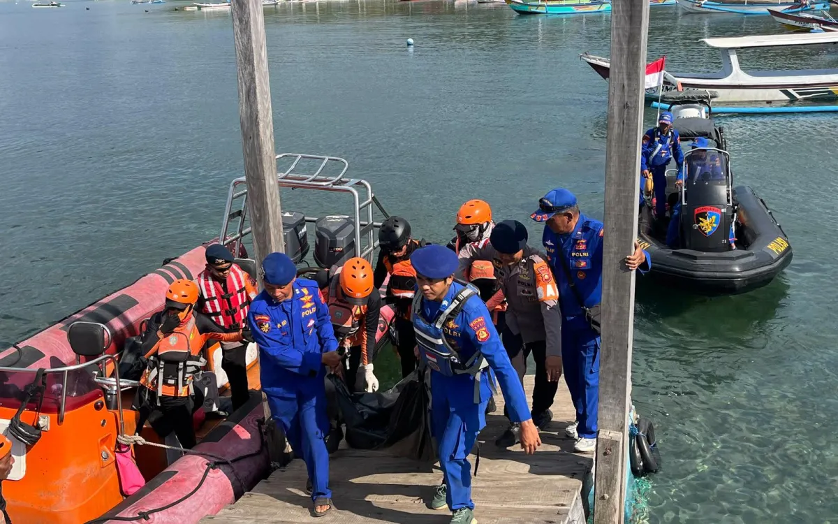 Tim SAR Gabungan Temukan Korban Jatuh ke Laut di Selat Bali pada Hari Kelima Pencarian