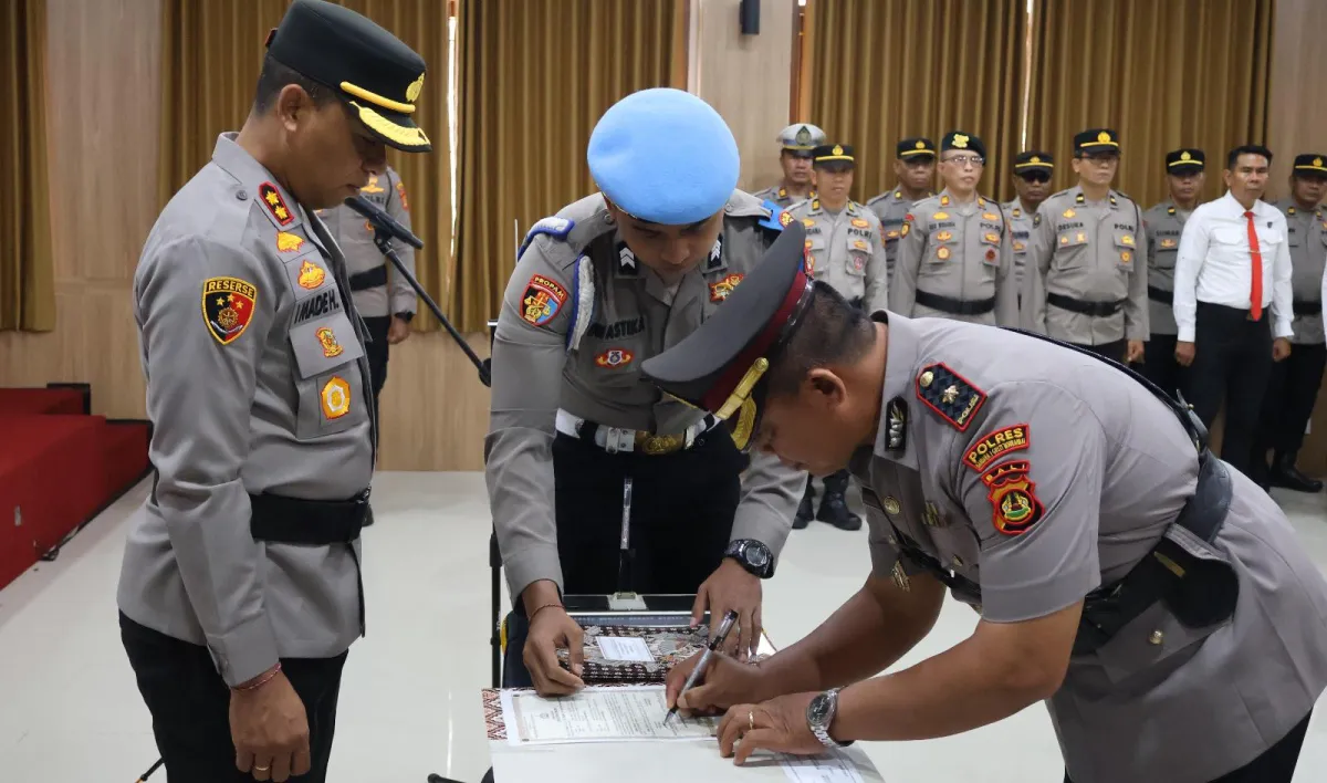 Wakapolres dan Kabaglog Dilantik, Kasatreskrim Polres Bandara Berganti
