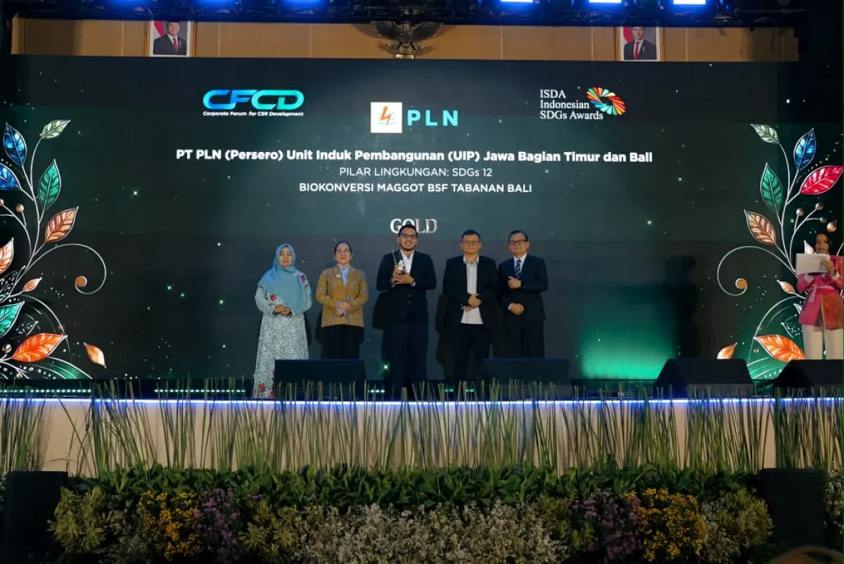 Momen Hari Kesaktian Pancasila, Program Biokonversi Maggot BSF PLN UIP JBTB Raih Awarding Gold Indonesia SDGs Award