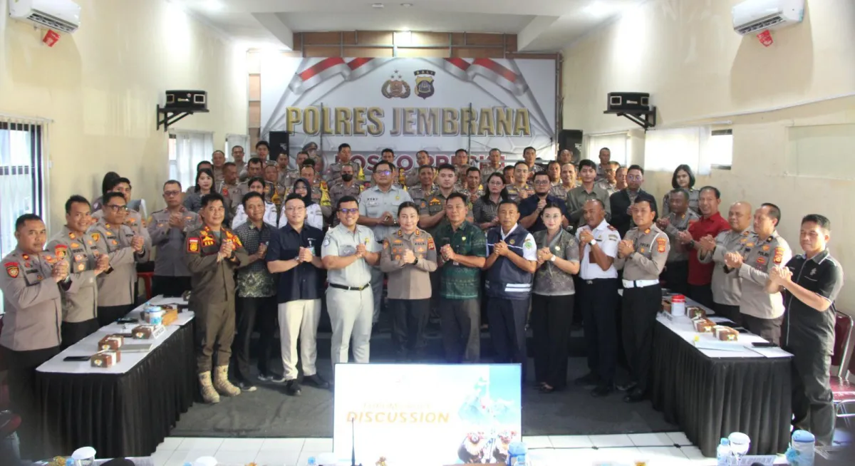 Kolaborasi Lintas Instansi Diperkuat, Polres Jembrana Dorong Keselamatan Lalu Lintas