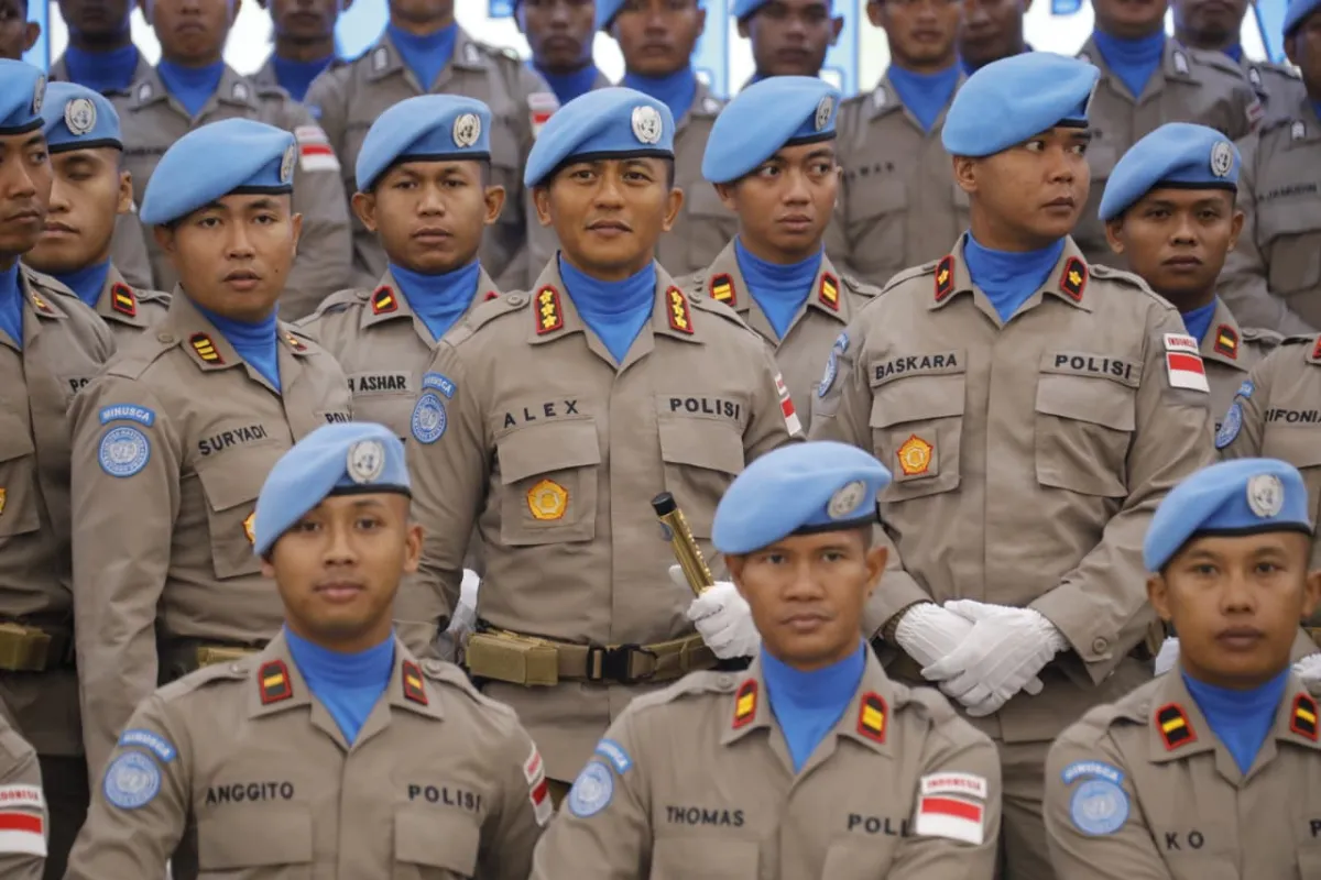 Polri Lepas 140 Personel FPU 8 MINUSCA, Siap Jalankan Misi Perdamaian di Afrika Tengah