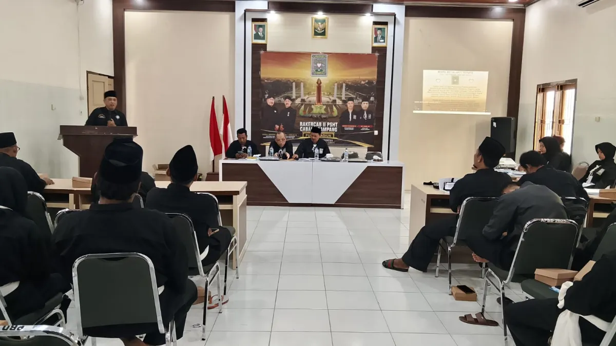 Perkuat Tata Kelola Organisasi, PSHT Cabang Sampang Siapkan Program Kerja Strategis Lewat Rakercab II
