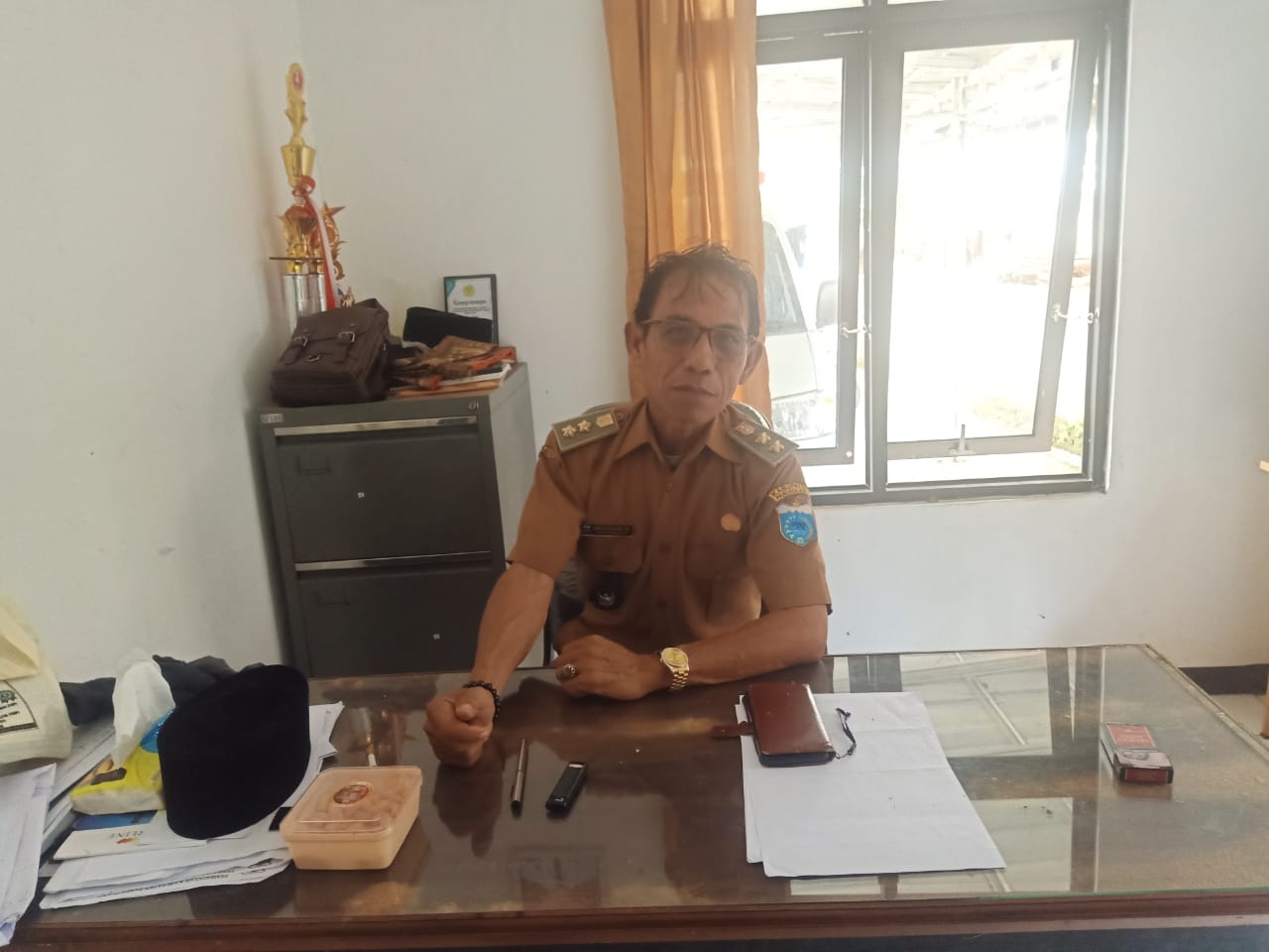 Kepala Desa Cibaliung Sambut Baik Silaturahmi Wartawan Investigasi Media Berita Kompas.com